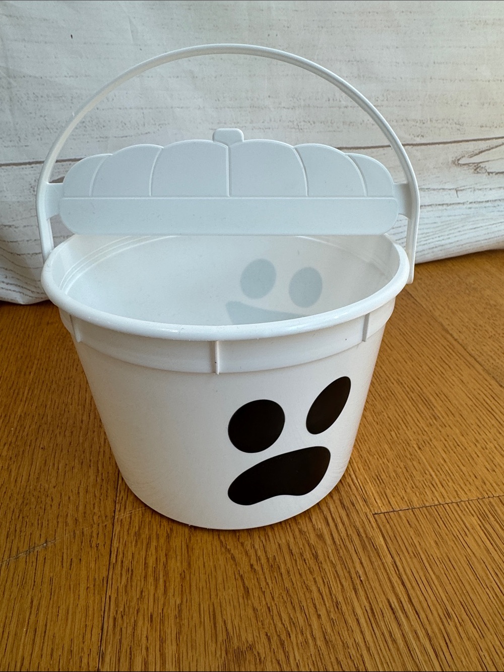McDonald's White Ghost Halloween Candy Bucket McBoo 2022